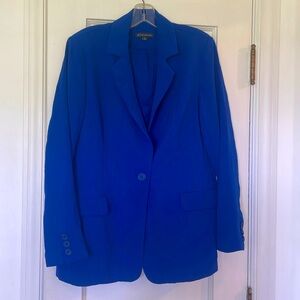 Adrianna Papell women’s blazer medium blue